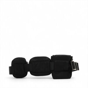 Prada nylon Waist Tessuto Bag black leather